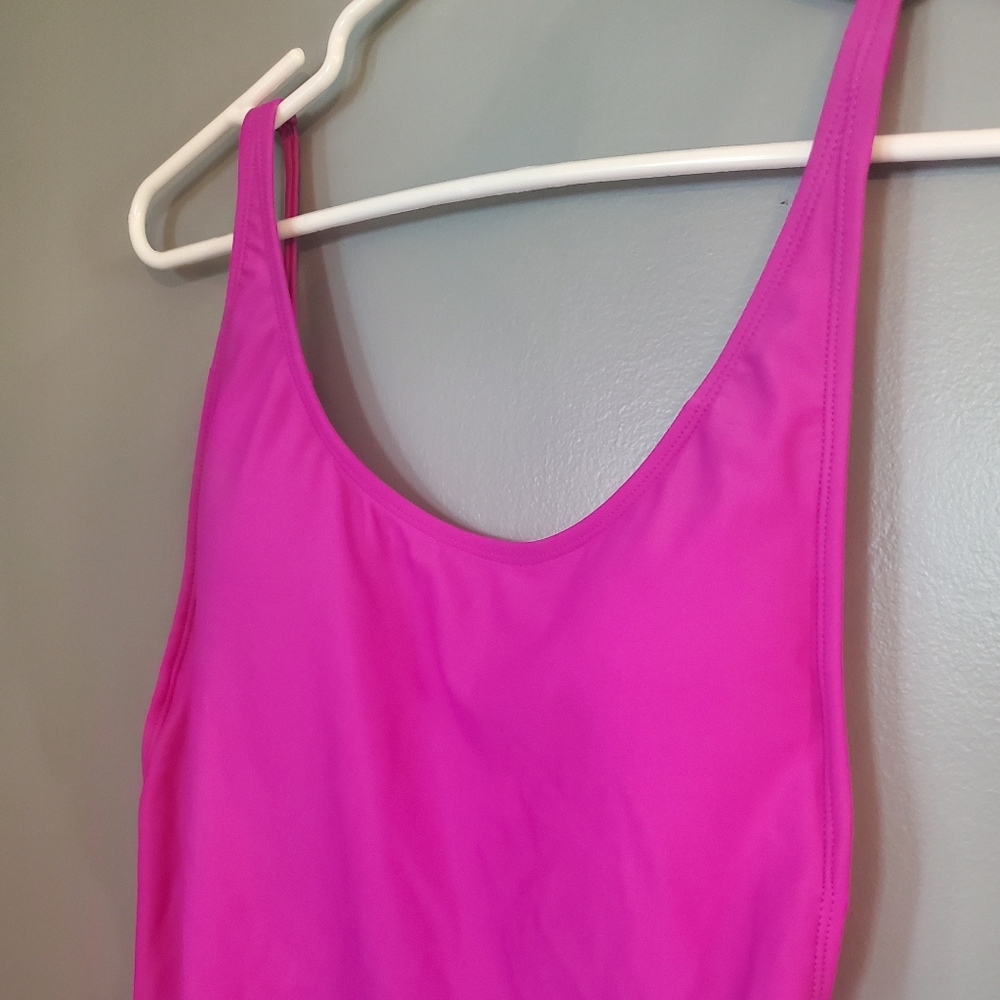 Magenta High Cut One Piece - Picture 4 of 6